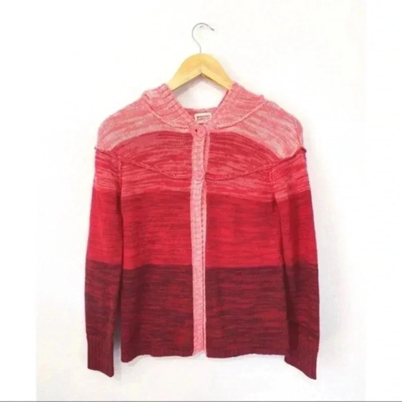 ::SOLD:: Mossimo Pink Ombré Knit Cardigan - Picture 2 of 4